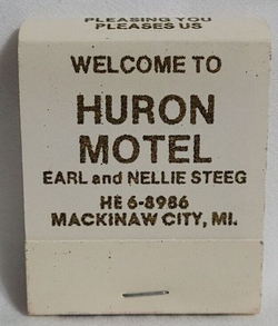 Huron Motel - Matchbook